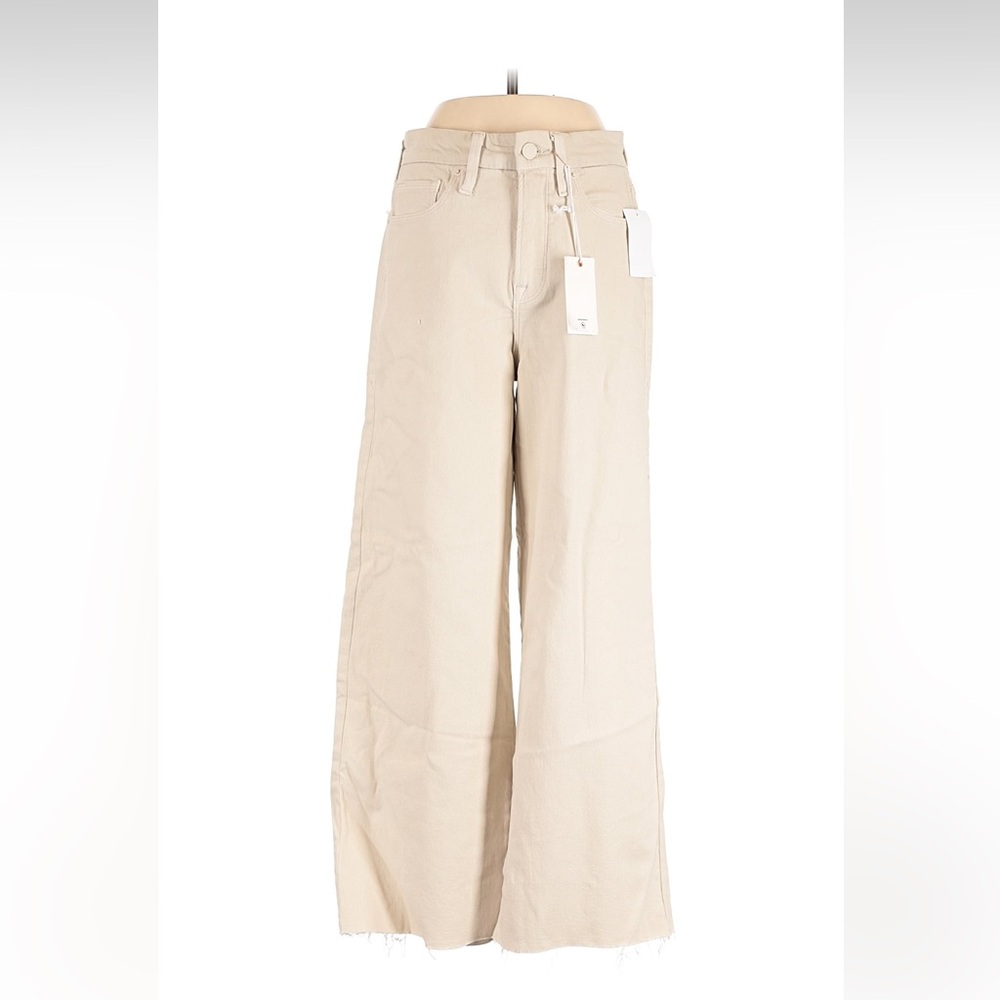 Good American good waist cropped palazzo Wide-Leg Jeans